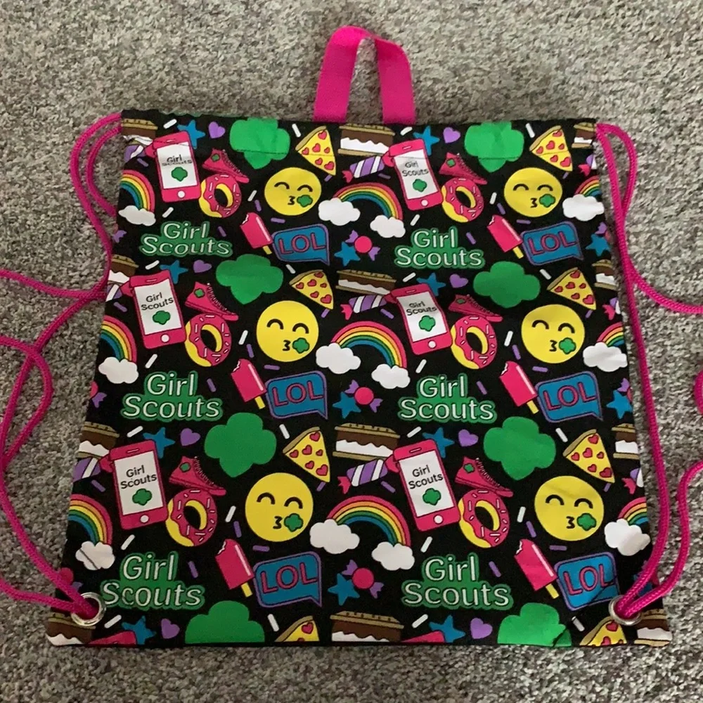 Girl Scouts Drawstring Backpack - Picture 2 of 9